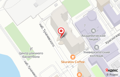 Компания Прогресс на набережной Тухачевского на карте