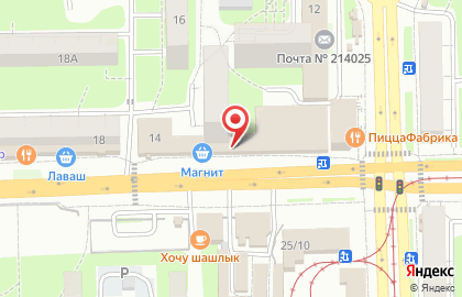 Супермаркет Магнит на улице Нахимова на карте