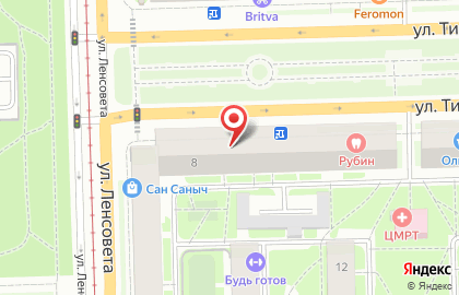 Булочные Ф. Вольчека на улице Типанова на карте