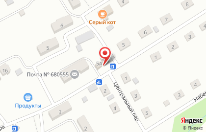 Киоск по продаже хлебобулочных изделий в Хабаровске на карте