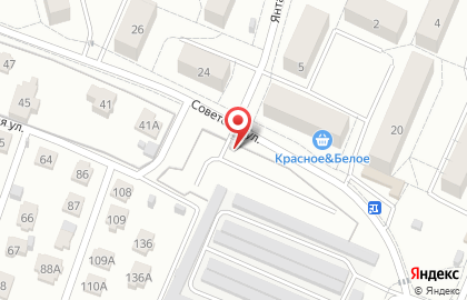 Автостоянка в Калининграде на карте