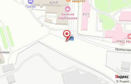 Павильон Бристоль экспресс на улице Карбышева на карте