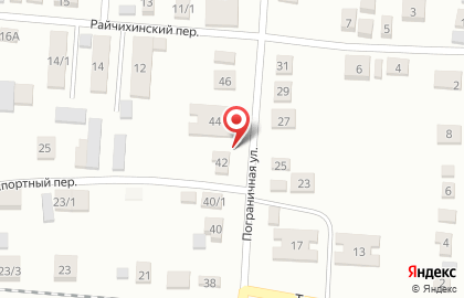 Серышевские на Пограничной улице на карте