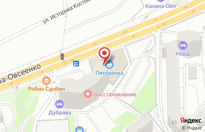 Парикмахерская Konffetka на улице Антонова-Овсеенко на карте
