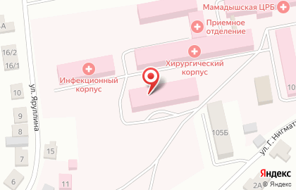 Мамадышская центральная районная больница на карте