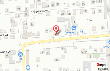 Кафе Шашлык и шаурма на улице имени Комарова В.М. на карте