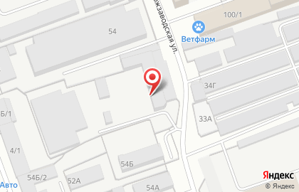 Торговый дом Синергия на Кожзаводской улице на карте