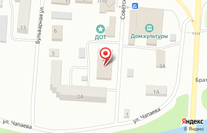 Салон связи МегаФон в Советском переулке на карте