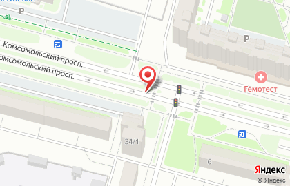Шиномонтажная мастерская на Московской улице на карте