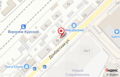 Фирменный магазин керамической плитки Kerama Marazzi на Донбасской улице на карте