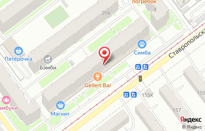 Пиццерия BIG Boss на Ставропольской улице на карте
