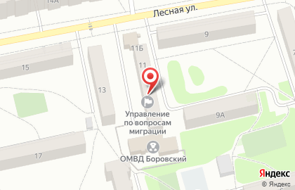 Участковый пункт полиции в Балабаново на карте