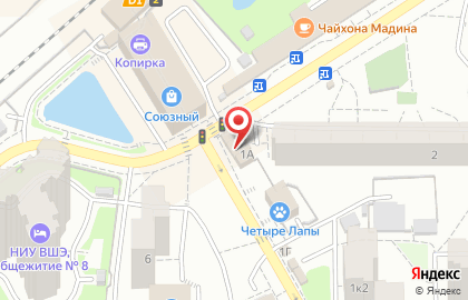 Магазин фастфудной продукции Диконс на Верхне-Пролетарской улице на карте