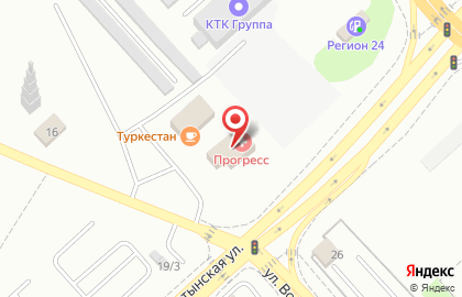 База отдыха ТОРТУГА на улице Космонавтов на карте