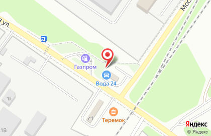 Шиномонтажная мастерская на Московской улице на карте