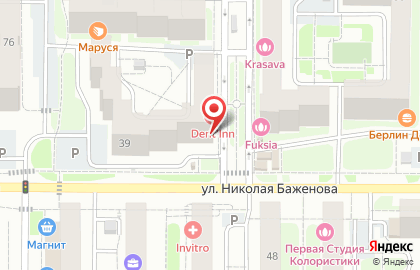 Магазин продуктов 9% в Красноглинском районе на карте