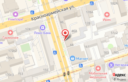 Магазин Белорусская косметика на Ворошиловском проспекте на карте