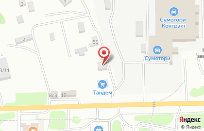 Компания Тандем на Паровозной улице на карте