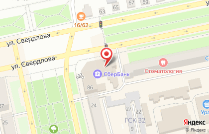 Сбербанк России в Кургане на карте