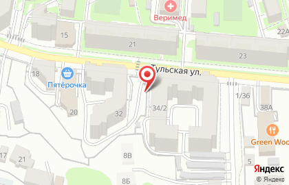 Belle на Тульской улице на карте