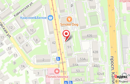 Артлайф на проспекте 40 лет Октября на карте