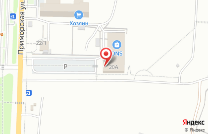 Гипермаркет Магнит Семейный на Приморской улице на карте
