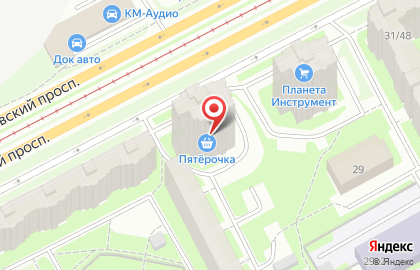 Москомприватбанк на Ириновском проспекте на карте