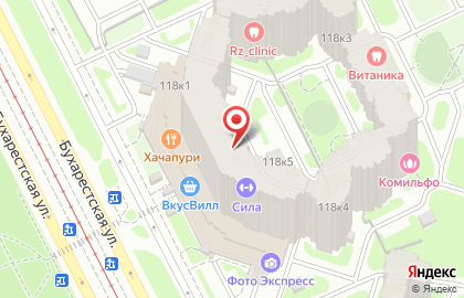 Студия массажа Golden SPA на Бухарестской улице на карте