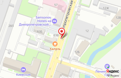 Как дома на Днепропетровской улице на карте