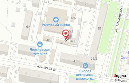 Магазин электротоваров в Ярославле на карте