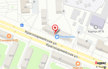 Магазин отделочных материалов Стройматериалы на Красноармейской улице на карте