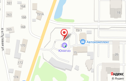 Автозаправочная станция Лукойл в Ленинском районе на карте