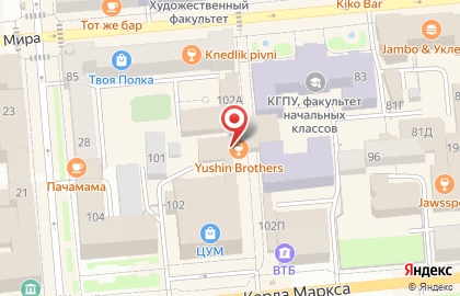 Магазин уличной одежды Easy на карте