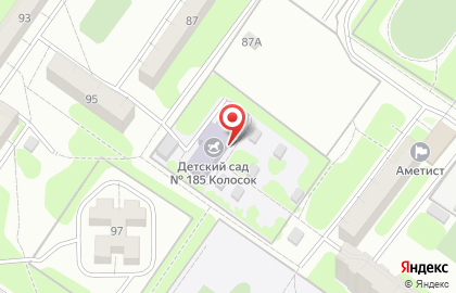 Детский сад №185, компенсирующего вида на карте