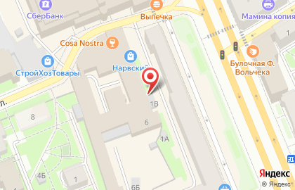 Компьютерный отдел технологий КОТ на проспекте Стачек на карте