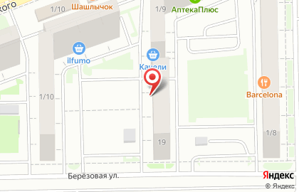 Березка в Новосибирске на карте