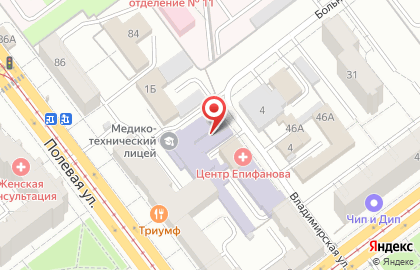 Центр творчества Самарский медико-технический лицей в Октябрьском районе на карте