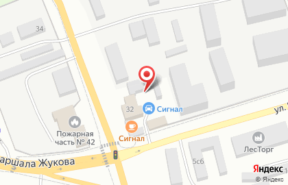 Автокомплекс Сигнал на карте