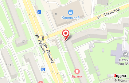 Банкомат АТБ на улице Чекистов на карте