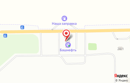 Автомойка Башнефть в Агидели на карте