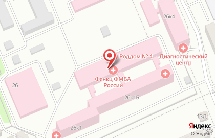 Центр амбулаторной урологии, ФГБУЗ ФМБА России на карте