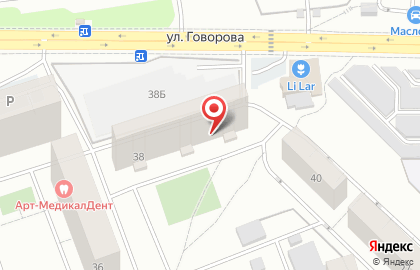 Люберецкий межмуниципальный филиал на улице Говорова на карте