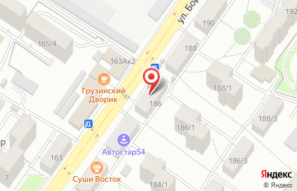 Аптека Радуга в Новосибирске на карте