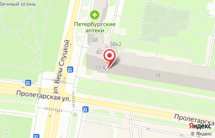 Медицинская компания Инвитро в Колпино на карте