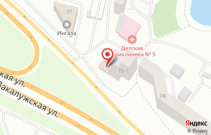 Супермаркет Пятёрочка на улице Федюнинского на карте