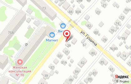 Шиномонтажная мастерская в Железнодорожном районе на карте