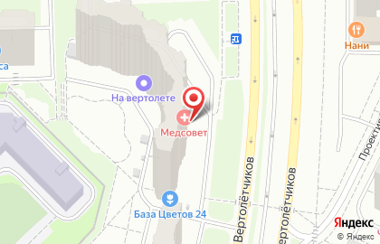 Медицинский центр Медсовет в Некрасовке на карте