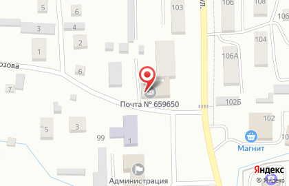 Продуктовый магазин в Барнауле на карте