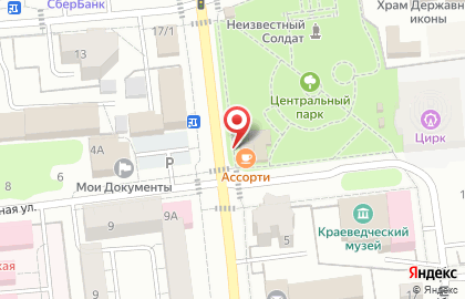 Строитель на Советской улице на карте