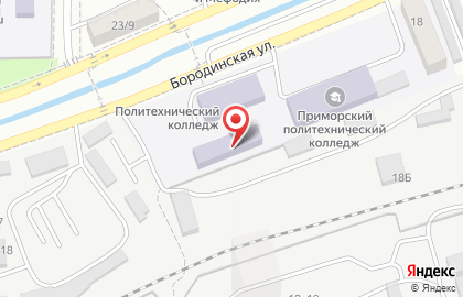Автошкола Фаворит на Бородинской улице на карте